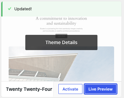 Notification: Updated